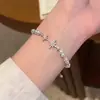 Pulseira de Pérolas Estrela Suave Estilo Francês, Luxo Leve, Sensação de Alto Padrão, Pulseira Personalizada, Estilo de Nicho, Acessório de Mão Versátil para Mulheres