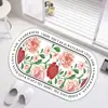 Alfombra de Cachemira Sintética, Felpudo, Alfombrilla de Mesita de Noche, Felpudo Absorbente para Entrada de Baño, Felpudo para Entrada, Alfombra Pequeña, Hecho a Medida