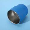 Taza de Acero Inoxidable 304 de Alto Aspecto, Doble Pared, Paso Mini con Tapa, Termo Aislante para Viaje, Taza de Café para Exteriores, para Llevar