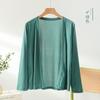 Xale de Proteção Solar de Verão com Cardigan, Moderno e Versátil, Tecido Amigo da Pele, Macio, Confortável, Blusa Solta e Respirável