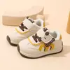 Zapatos de Caminar para Bebé de Cuero de Dos Capas con Algodón y Terciopelo para Niños de 1 a 3 Años, Unisex, para Bebés y Niños Pequeños, Zapatos Deportivos, Zapatos Cálidos de Algodón para Niños Pequeños