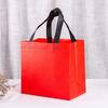 Nuevo en stock Bolsa no tejida Bolsa estéreo para llevar Empaque Bolsa para comida rápida Bolsa tote LOGO imprimible Conservación fresca Portátil