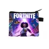 2026 Nova Fortnite Desenho Animado Mini Porta-Moedas Ultra Leve Zíper Porta-Cartões Carteira Bolsa de Armazenamento Atacado Verão