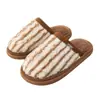Chinelos de algodão para uso interno em casa, inverno, sola macia, silenciosos, femininos, outono, pelúcia quente, antiderrapantes, chinelos de algodão para casa, masculinos