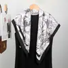 Bufanda Cuadrada de Seda Twill de Alta Calidad en Stock Moda Versátil Elegante para Viajes Lujo Ligero 90cm Estampado por Ambos Lados Bufanda de Seda para Mujer