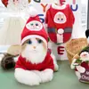 Ropa para Mascotas Nuevos Productos de Otoño/Invierno Navideños Disfraces Divertidos de Transformación Ropa para Perros Transfronteriza Mascotas Más Vendidos al por Mayor