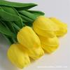 Tulipa sentir hidratante Tulipa flor artificial decoração de casa bonsai arranjo de flores falsas adereços de fotografia de flores atacado