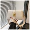 Verão Novo Requintado Simples Retrô Bolsa de Axila Moda Feminina Versátil Ombro Transversal Bolsa de Mão de Alta Textura para Mulheres