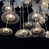 Araña de Diente de León de 10 Cabezas para Boda Luz de Paisaje de Medusa Brillante de Acrílico Iluminación Ambiental Decoración de Boda en el Océano