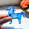 Nuevo Producto Amazon Zodiac Caballo de Colores de Pie Adorno de Cristal Decoración de Escritorio de Oficina Regalo de Cumpleaños para Niños