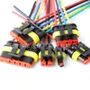 Enchufe impermeable para coche de 2 cables y 2 polos, enchufe HID conector macho y hembra, conector impermeable para coche con cable