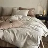 Jacquard A Ar Air 100s Algodão Puro Algodão de Fibra Longa Conjunto de Quatro Peças 100% Algodão Cetim Lençol Sedoso Capa de Edredom Roupa de Cama
