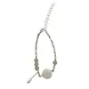 Nuevo Pulsera de Plata con Hebilla de Paz Estilo Chino para Mujer, Pulsera de Lujo Ligero de Nicho de Gama Alta, Joyería Versátil de Moda Simple al por Mayor