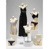 Alta tasa de recompra de accesorios de modelo: modelo de lencería en forma de corazón dorado, modelo de nalga dorado, modelo de busto de hombros caídos dorado (calidad premium).