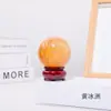 Bola de Cristal Natural Citrino Amatista Cuarzo Rosa Cuarzo Transparente Ojo de Tigre Bola de Cristal Donghai Adorno Feng Shui para el Hogar