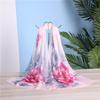 Nuevo Pañuelo de Seda Largo de Gasa para Mujer de Primavera y Otoño, Periódico de Urraca, Venta al por Mayor, Fábrica Directa de Regalos