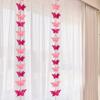 Cortina de suspensão longa de tira de casamento com palavras felizes para sala de casamento, conjunto de layout de quarto de noiva, parede de fundo, decoração de cortina de sala de estar, arte com leite