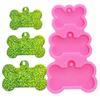 Chaveiro Osso de Cachorro Molde de Silicone Osso Molde de Cola de Cristal Molde para Bolo de Chocolate Fondant