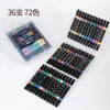 Plumón de doble punta con brillantina transfronterizo, pincel de pintura de punta suave, bolígrafo de colores, pluma especial para pintura artística infantil, lavable