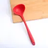 Barril de armazenamento vermelho com cabo de silicone tudo incluído utensílios de cozinha conjunto de 10 peças espátula antiaderente utensílios de cozinha conjunto de cozinha
