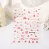 Manicure de rosa Palavra feliz de Ano Novo rico rico rico fortuna Noiva japonesa chinesa casamento feliz rico rico fortuna