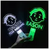 Placa de Luz de Apoio para Show do Eason Chan, Faixa de Cabeça Luminosa, Lanterna de Mão, Bastão Fluorescente, Adereços Periféricos, Personalizado