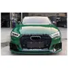 Adecuado para Audi A3 Modificado Rs3 Surround Modelos 17 18 19 20 A3 S3 Parachoques Delantero Rs3 Mejorado Surround Cara Delantera