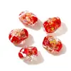 Hanyuyuan Polvo de Lámina de Vidrio de Forma Irregular de Colores Cuentas Sueltas Accesorios DIY Artesanías de Cuentas Accesorios para Joyería Cuentas de Vidrio