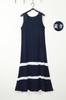 Vestido tipo chaleco modal de versión coreana para mujer de verano, suelto, sin mangas, con vuelo grande, ajustado, talla grande, una generación de cabello