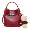 Bolso tote de uso diario para mujer, nuevo y elegante bolso de hombro versátil 2026, bolso cruzado de moda, bolso tipo cubo