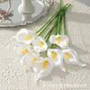Lirios de cala artificiales de PU, flores artificiales para bodas, decoración del hogar, arreglos florales de mesa, venta al por mayor transfronteriza de Amazon