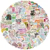 100 pegatinas de graffiti inspiradoras anti-alcohol transfronterizas para decoración DIY de guitarras, papelería, equipaje, cuadernos, pegatinas impermeables
