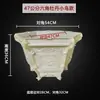 Molde de Vaso de Flor Hexagonal Vaso de Cimento Concreto Vaso DIY Modelo de Plástico Grande Extra Grande Bandeja de Vaso de Jardim