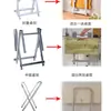 Estrutura de Perna de Mesa Dobrável Simples Suporte de Ferro para Mesa Acessórios de Perna de Mesa Perna de Mesa para Sala de Jantar Doméstica Estrutura de Mesa Quadrada em Forma de X