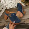 Sandalias de Mujer Cómodas y Versátiles Transfronterizas, Venta Directa del Fabricante, Zapatillas Cerradas de Comercio Exterior Europeo y Americano para Mujer, Calzado para Exteriores, Nuevo Modelo 2026