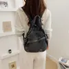 Bolso de Pecho Simple Estilo Nuevo 2026 Mochila Versátil de Mezclilla para Mujer para Viajes de Negocios Ligera Mochila para Estudiantes