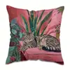 Funda de Almohada de Perro de Alpaca Más Vendida Transfronteriza, Linda Funda de Cojín Decorativa para Dormitorio de Gato, Hogar, Sofá