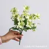 Buquê de Flores Artificiais Flor Persa Simulação Flor Estrela Céu Cheio 10 Cabeças Decoração de Flor Artificial Ornamentos para Arranjo de Flores Margaridas Mesa de Centro da Sala de Estar
