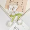 Gomas para el pelo de tulipán frescas y dulces estilo coreano, versátiles y de alta calidad, accesorios para el cabello hechos a mano