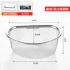 Cesta de Drenaje de Acero Inoxidable Filtro Triangular de Malla para Desperdicios de Comida Fregadero de Cocina Doméstico para Lavar Verduras Prevención de Obstrucciones de Alcantarillado