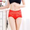 Explosão de Rede Calcinhas Femininas Sexy de Cintura Alta para Barriga Calcinhas Femininas Transparentes Renda Tentação Calcinhas Femininas