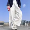 Nuevos Pantalones Casuales de Pierna Ancha de Cintura Alta para Mujeres Petites de Primavera/Verano, Pantalones tipo Globo Holgados Relajados Estilo Americano