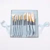 Set de 10 Brochas de Maquillaje: Brocha para Rubor, Brocha para Polvos, Brocha para Sombras de Ojos, Set de 25 Brochas de Maquillaje de Nylon en Caja para Fijar el Maquillaje, Pedido Pequeño Transfronterizo