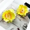Cabezas Grandes de Flores de Cerezo Artificiales DIY Decoración de Caja de Azúcar Abanico Flor Artificial Pasador Accesorio para el Cabello Kit de Materiales de Flores Adornos Pequeños