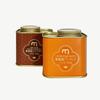 Lata de Grano de Café 150g Cuadrada Sellada Colorida Impresa Lata de Hierro Boca Grande y Pequeña Lata para Empaque de Nuez de Nogal Lata de Hojalata