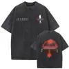 Camiseta Unisex Lavada Vintage Rock Band Imagine Dragons Loom World Tour 2025 Gótico