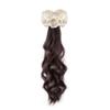 Banda para miopía peluca de mujer encaje anillo para el pelo de intestino grueso cabello rizado alto y bajo coleta lateral trenza de una pieza lolita