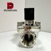 Válvula Solenoide de Alta Pressão Tipo Piloto de Duas Vias Personalizada Latão Cromado Pulverização de Pesticidas 40kg