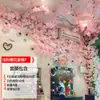 Folhas de Árvore Simulação Galhos Cipós Flores Artificiais Cipós Rattan Interior Sala de Estar Tubos de Parede Decoração de Parede de Plantas Verdes Paisagismo