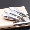 Colgante de plomo con forma de gota de ocho anillos en forma de hoja de sauce, colgante de plomo con anillo de cobre, colgante de plomo con peso de plomo, colgante de pesca con gramo de pie, accesorios para caña de mar